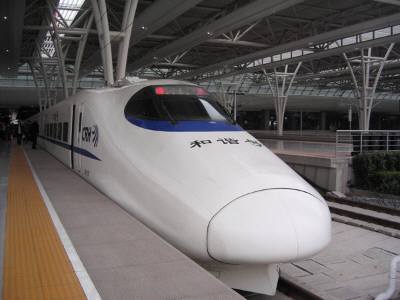 中国新幹線杭州から上海まで最高速度350ｋｍ