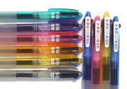 日本製多色ボールペンへのシルク回転印刷画像